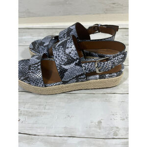 Naturalizer Patience Sandal, Women's Size 7 PrintsSnake‎ (Neutral) NEW no box